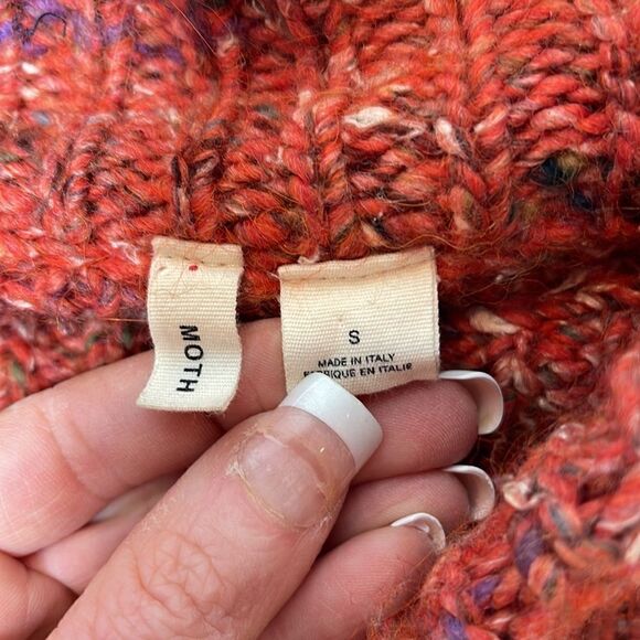 Anthropology Moth Cowl Neck Wool Blend Sweater. Size Small. - Picture 4 of 8